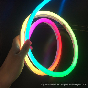 IP65 tubo de neón flexible RGB 220 V de alta potencia a prueba de agua led de neón flexible tubo de neón